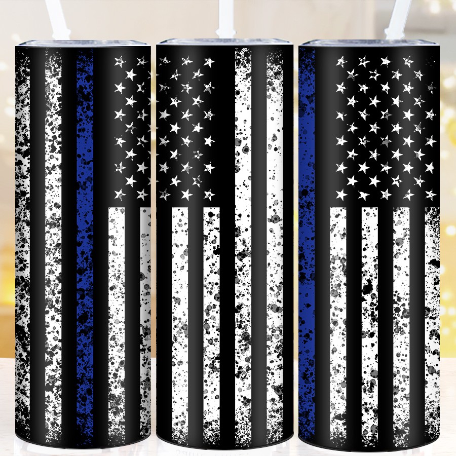 Tumbler 20Oz White - 20 uncji stalowych kubków imprezowych z
