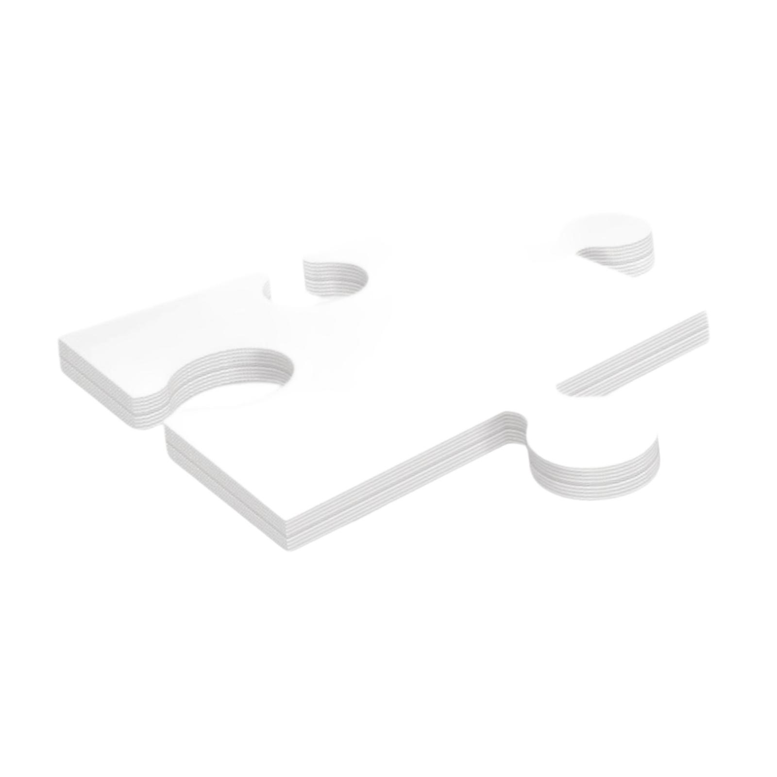 24x Białe Kartonowe Puste Puzz – Puzzle Blank White recenzja i cena