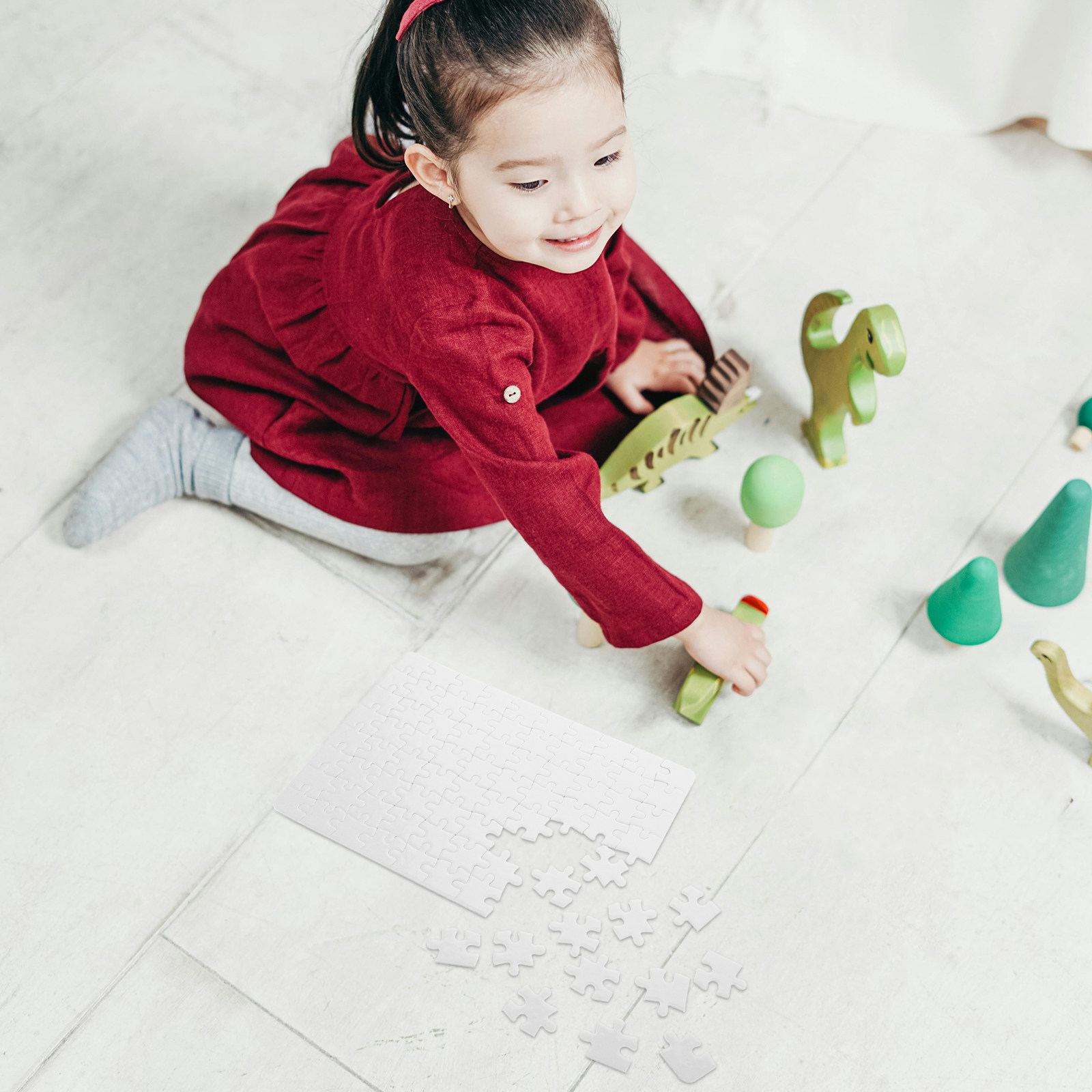 4 arkusze białych puzzli do su – Puzzle Blank White recenzja i cena