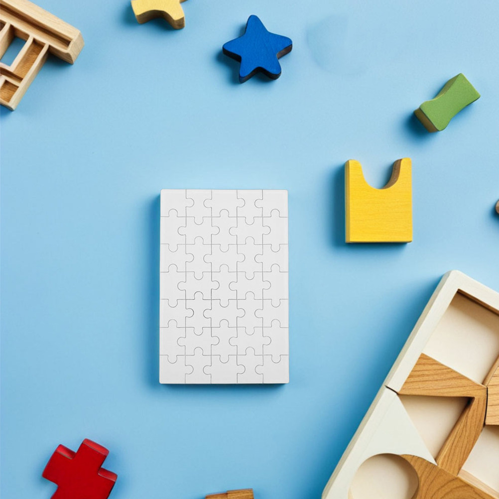 12 sztuk pustych puzzli do sub – Puzzle Blank White recenzja i cena