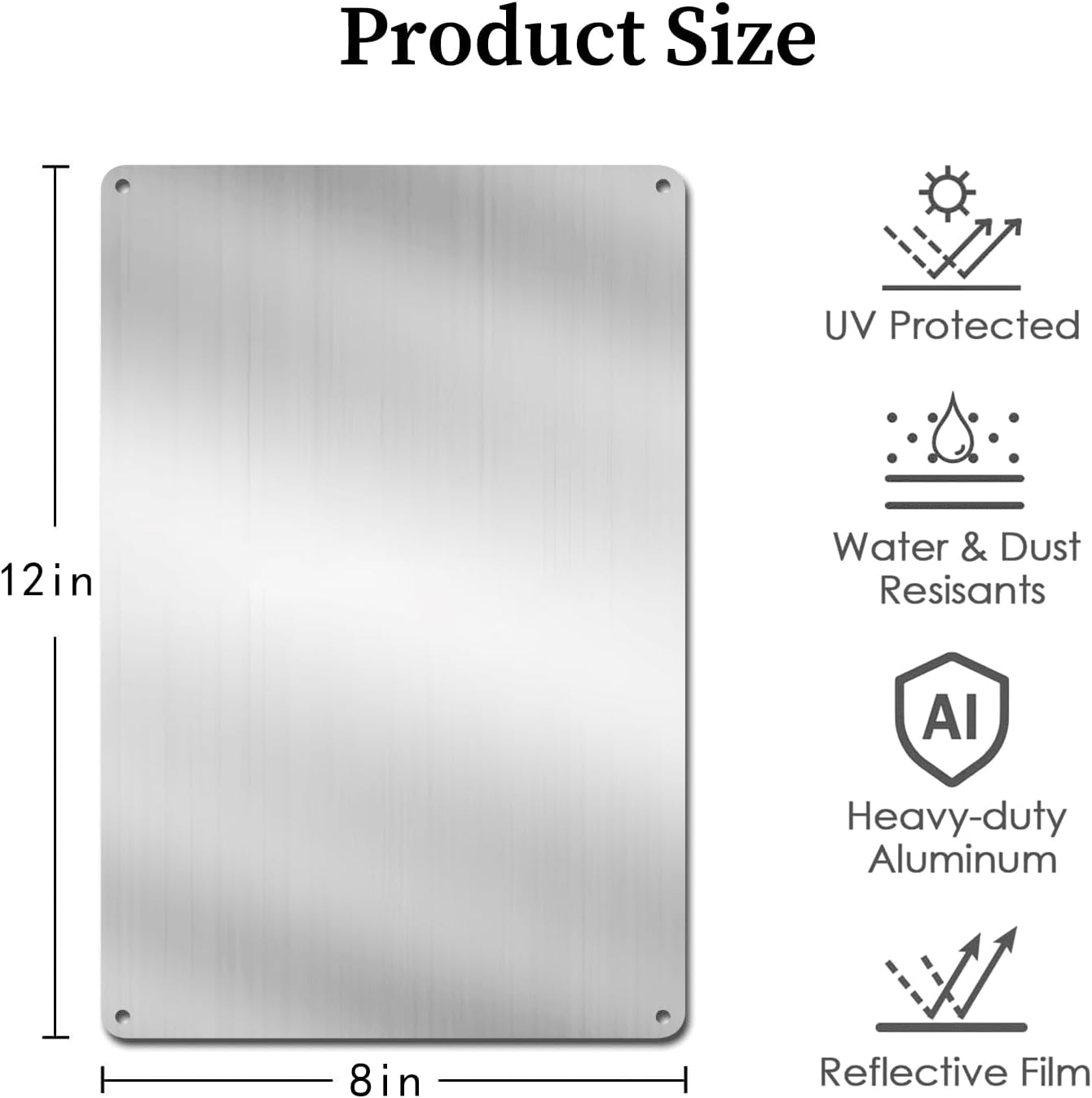 Metalowe Tabliczki Moje Zasady – Yard Sign Blank recenzja i cena