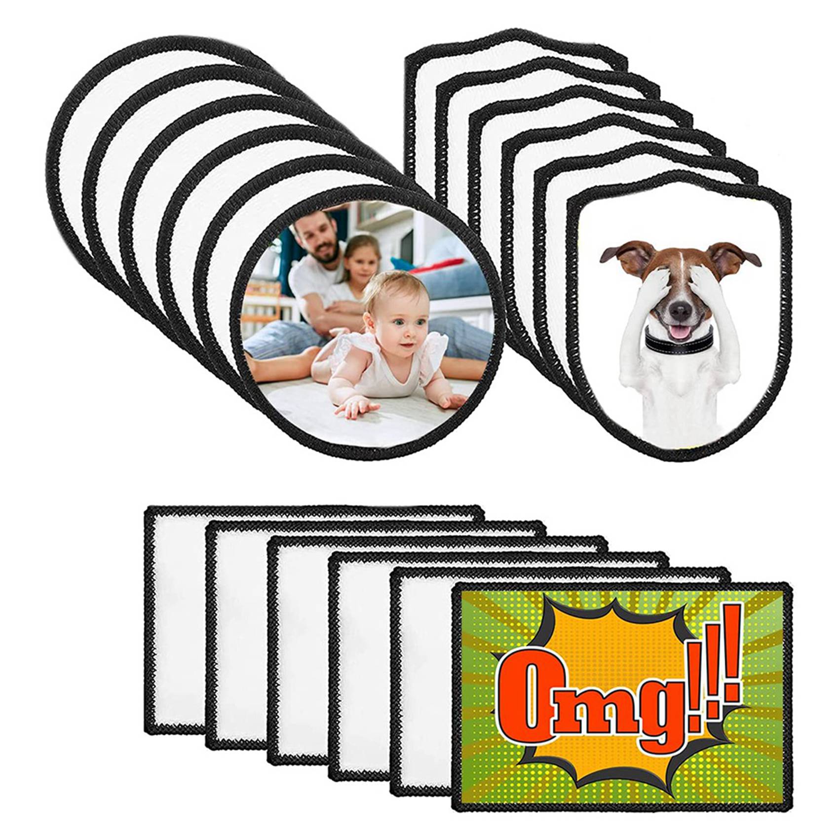 48 szt. Sublimacyjne naszywki  – Hat Sublimation Blank recenzja i cena