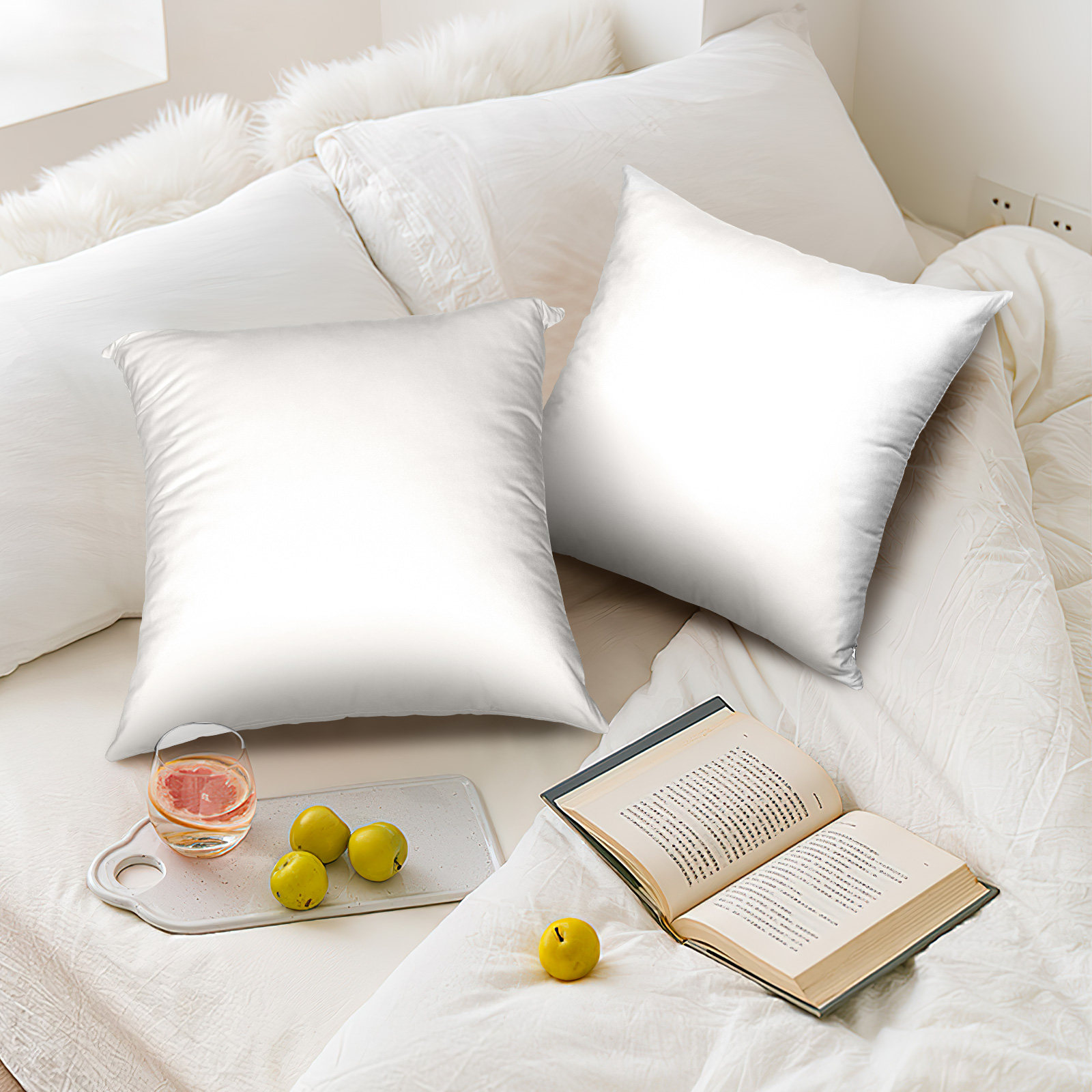 4 szt. Białe poszewki na podus – Pillow Cover Sublimation recenzja i cena