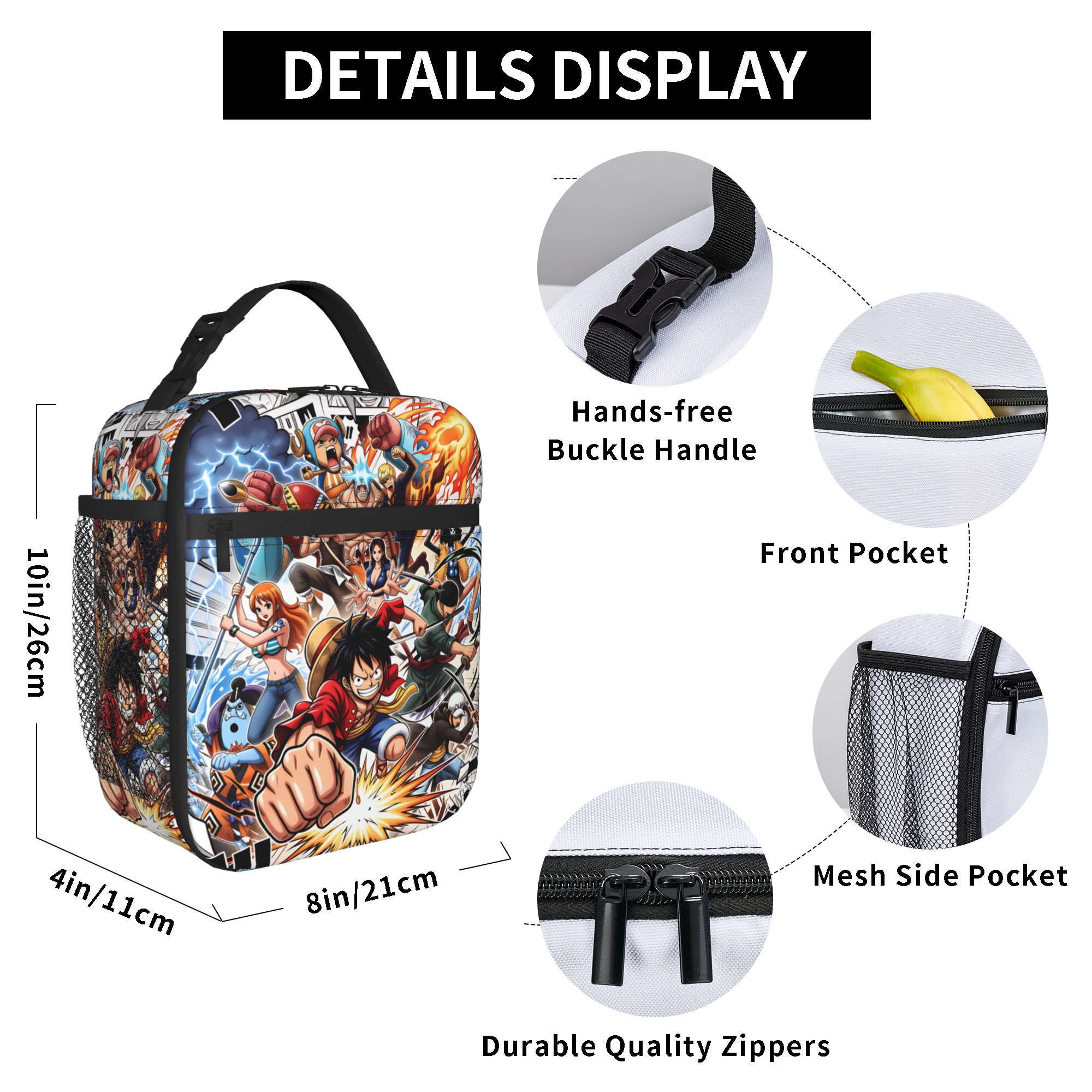 Torba na lunch One Piece Luffy – Tote Bag Sublimation recenzja i cena