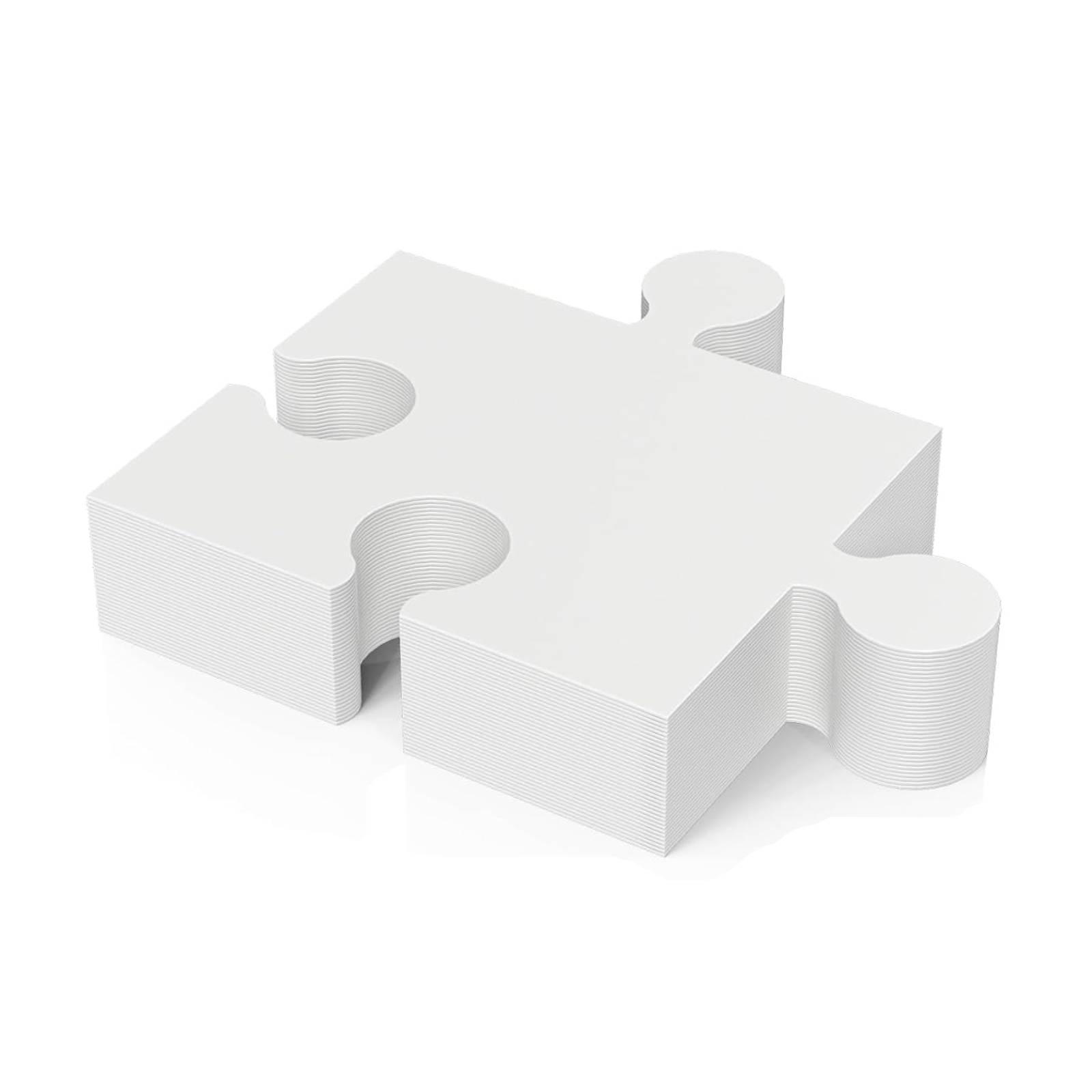 30 sztuk pustych elementów puz – Puzzle Blank White recenzja i cena