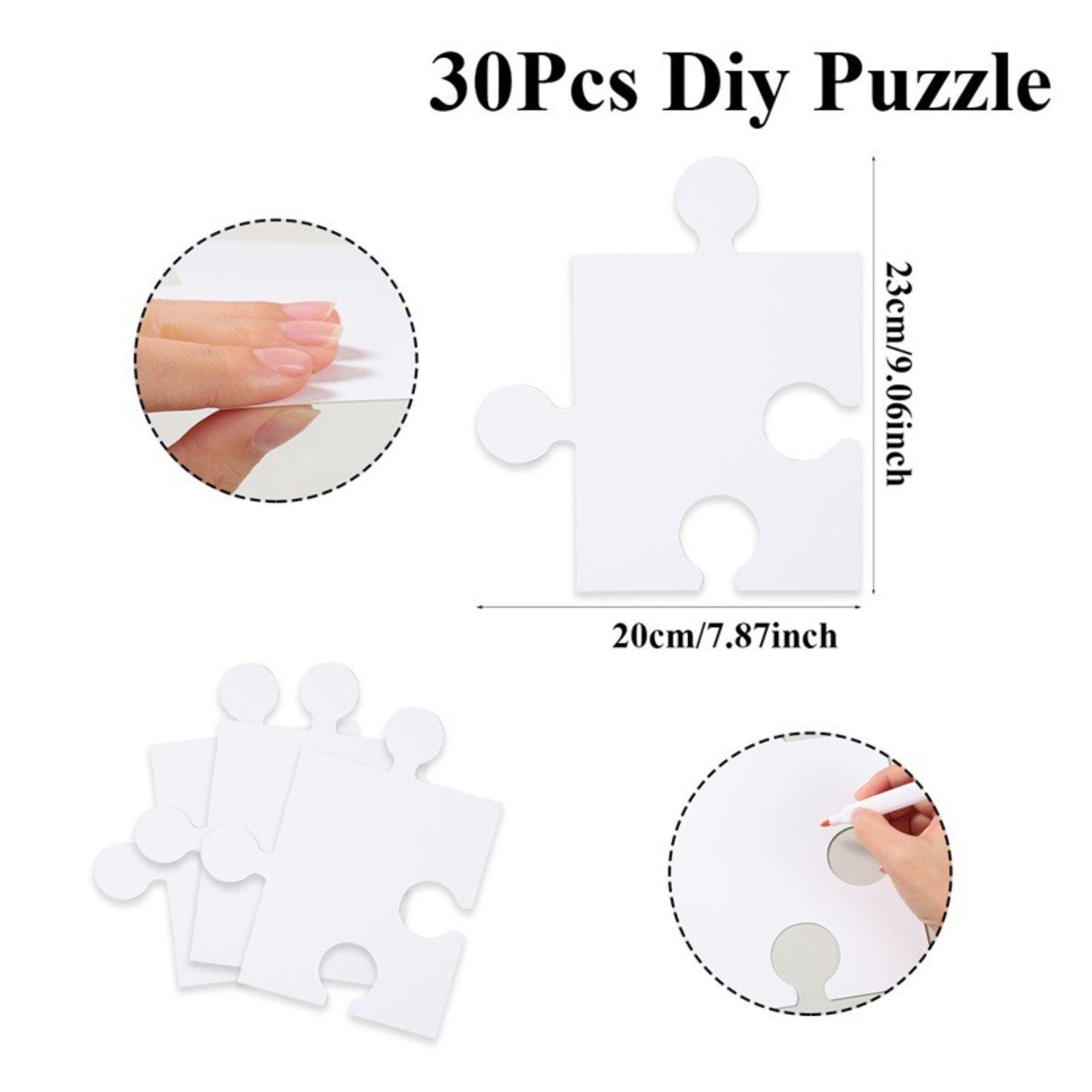 Karty do samodzielnego wykonan – Puzzle Blank White recenzja i cena