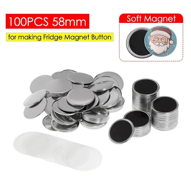 50/100 SZTUK 25-75mm Magnes na – Button Badge Blank recenzja i cena