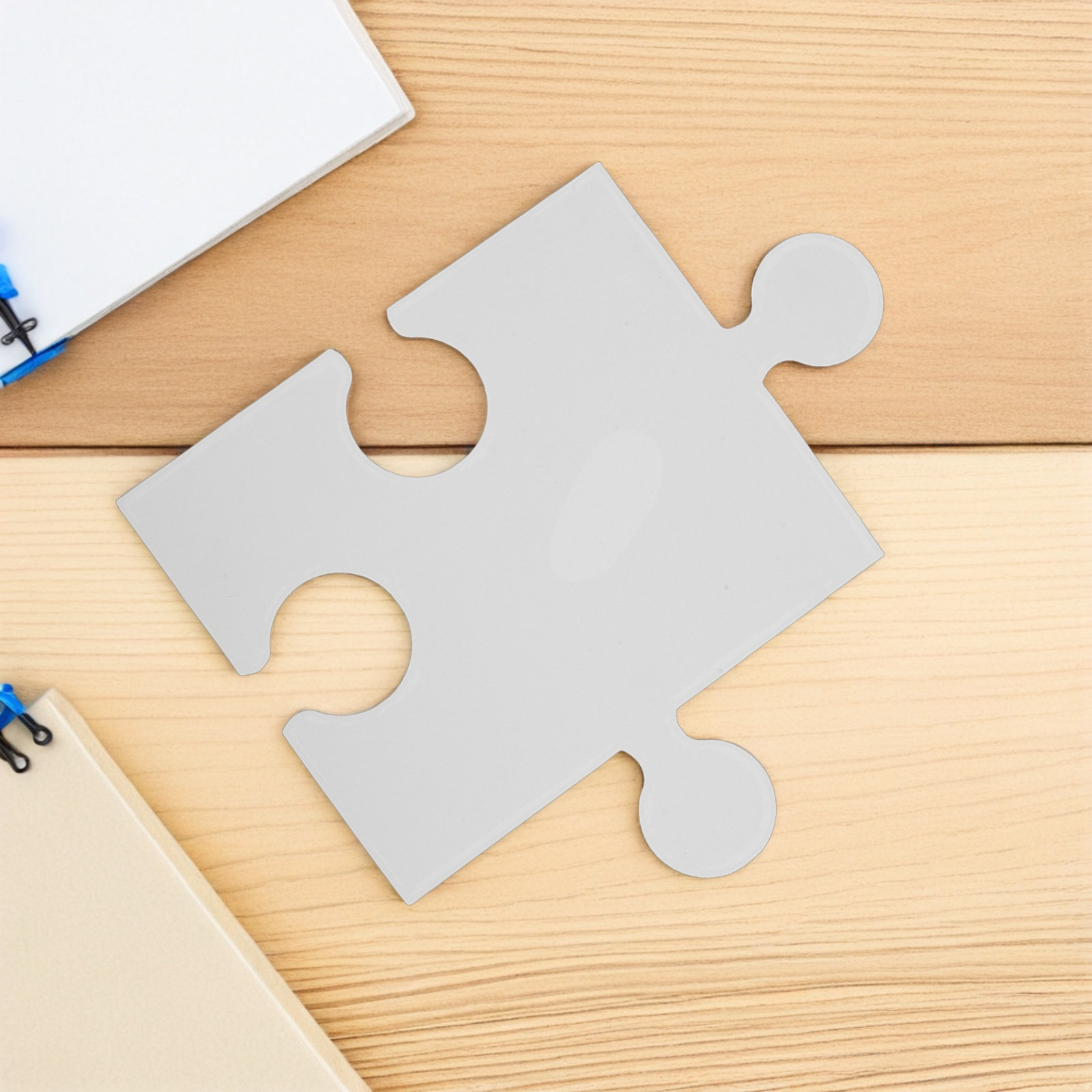 60 sztuk dużych białych pustyc – Puzzle Blank White recenzja i cena